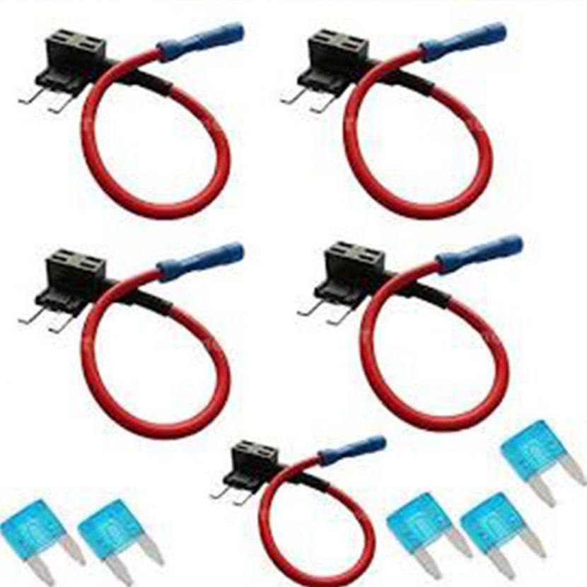 EG 01 / Piggy Back Fuse Holder (Simply plug into existing fuse box with 5 amp fuse included